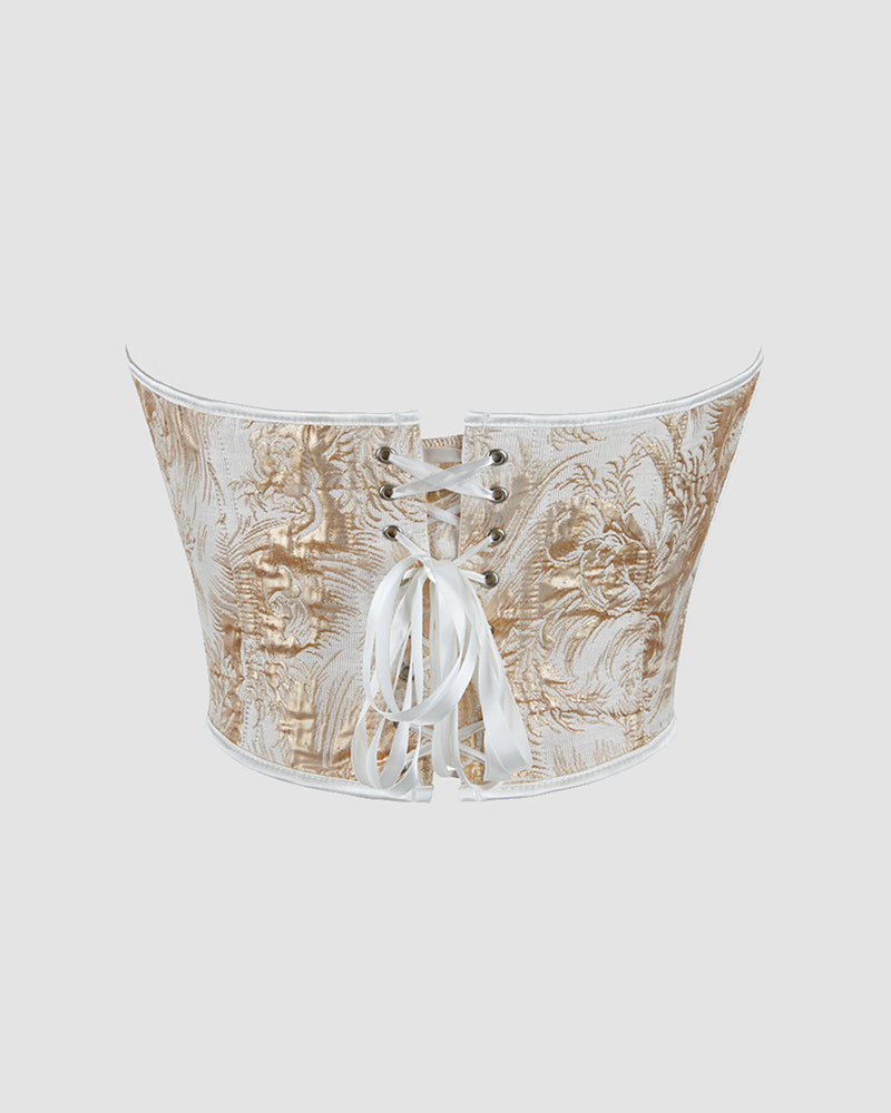 1950s 13 Boned Cotton Waist Training Corset