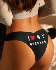 Intimates I Love My Husband Panties