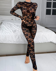 FLace Unitard Jumpsuit