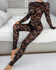 FLace Unitard Jumpsuit