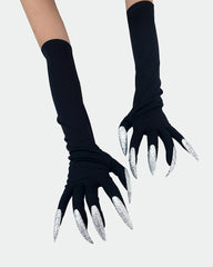 Long Nail Gloves Cosplay Demon Paw