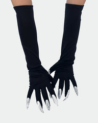 Long Nail Gloves Cosplay Demon Paw