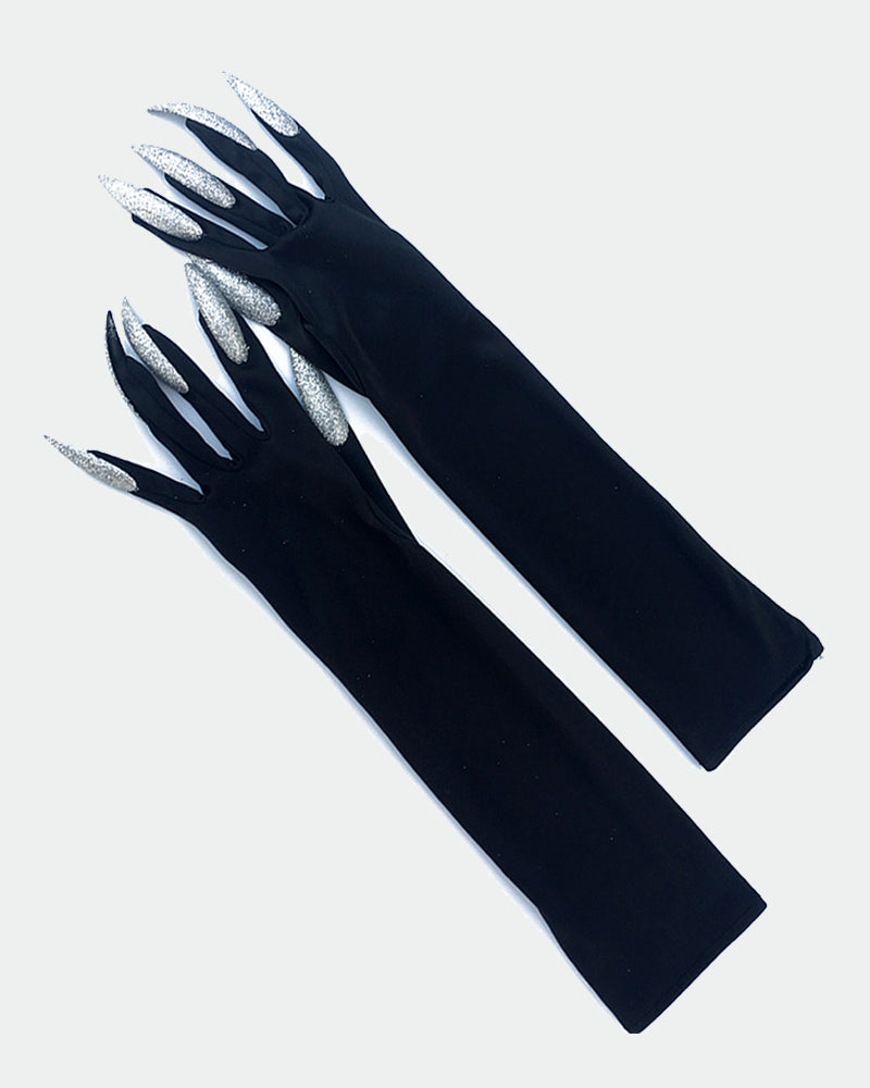 Long Nail Gloves Cosplay Demon Paw