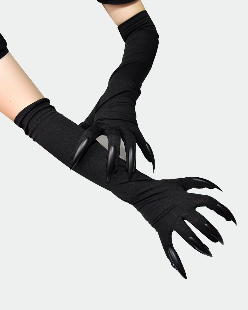 Long Nail Gloves Cosplay Demon Paw