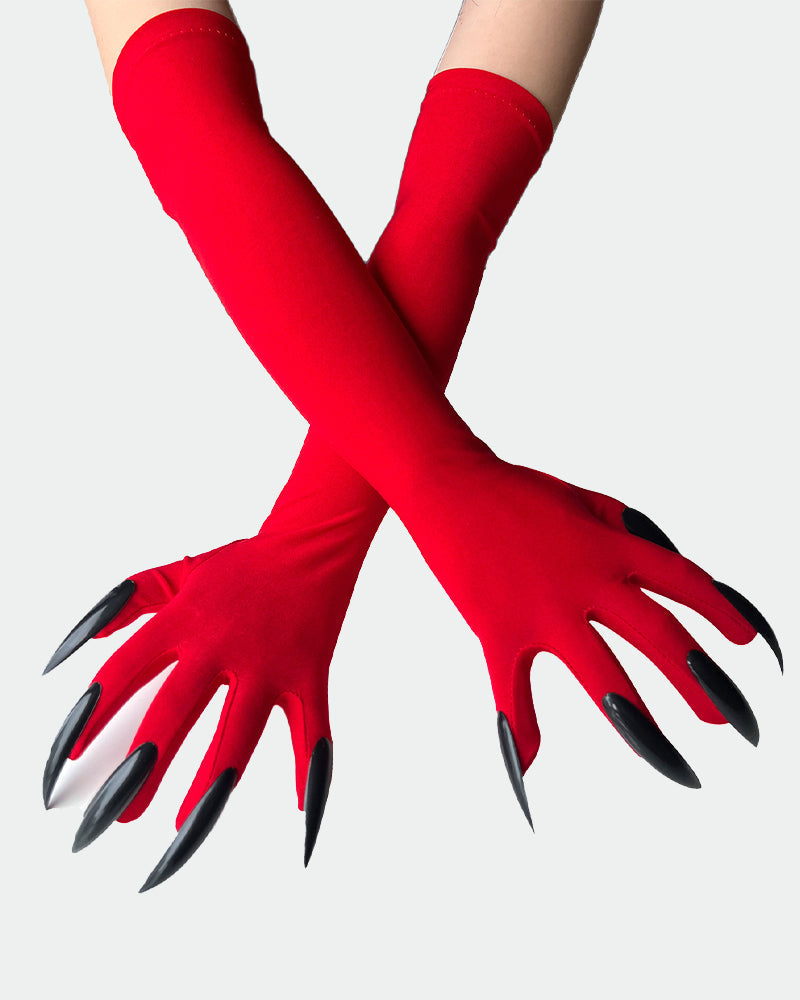 Long Nail Gloves Cosplay Demon Paw