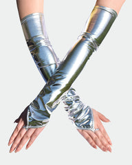 PU Leather Fingerless FGloves