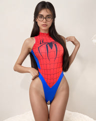Crotchless Spider Cosplay Bodysuit