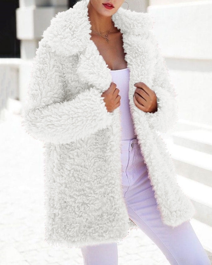 Oversized Fleece Teddy Jacket