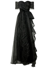 Off Shoulder Mesh Prom Dresses