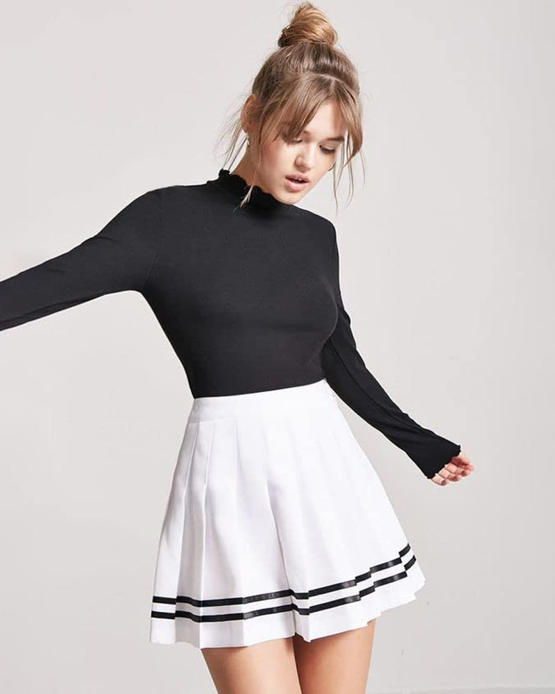 Pleated School Uniform Skirt