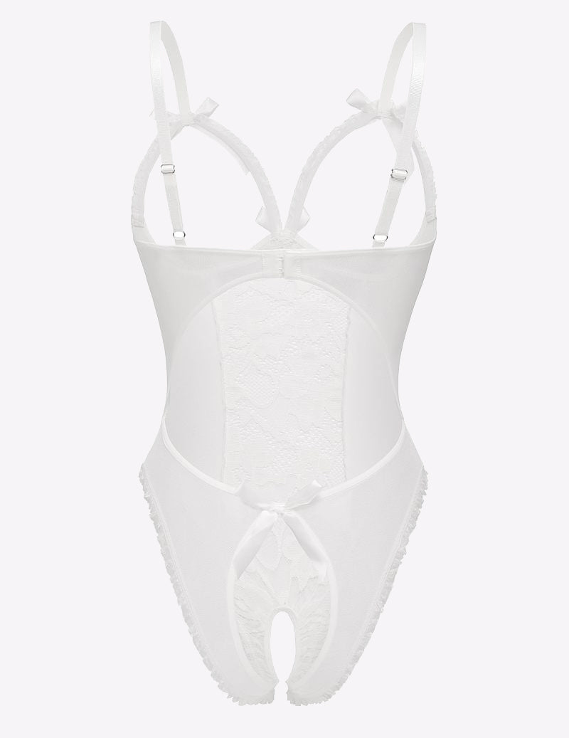 Lace Cut-out Cup Bodysuit