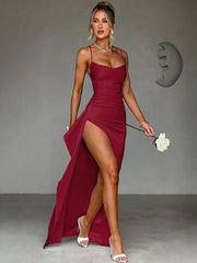White Lace-up Asymmetric Cocktail Dress