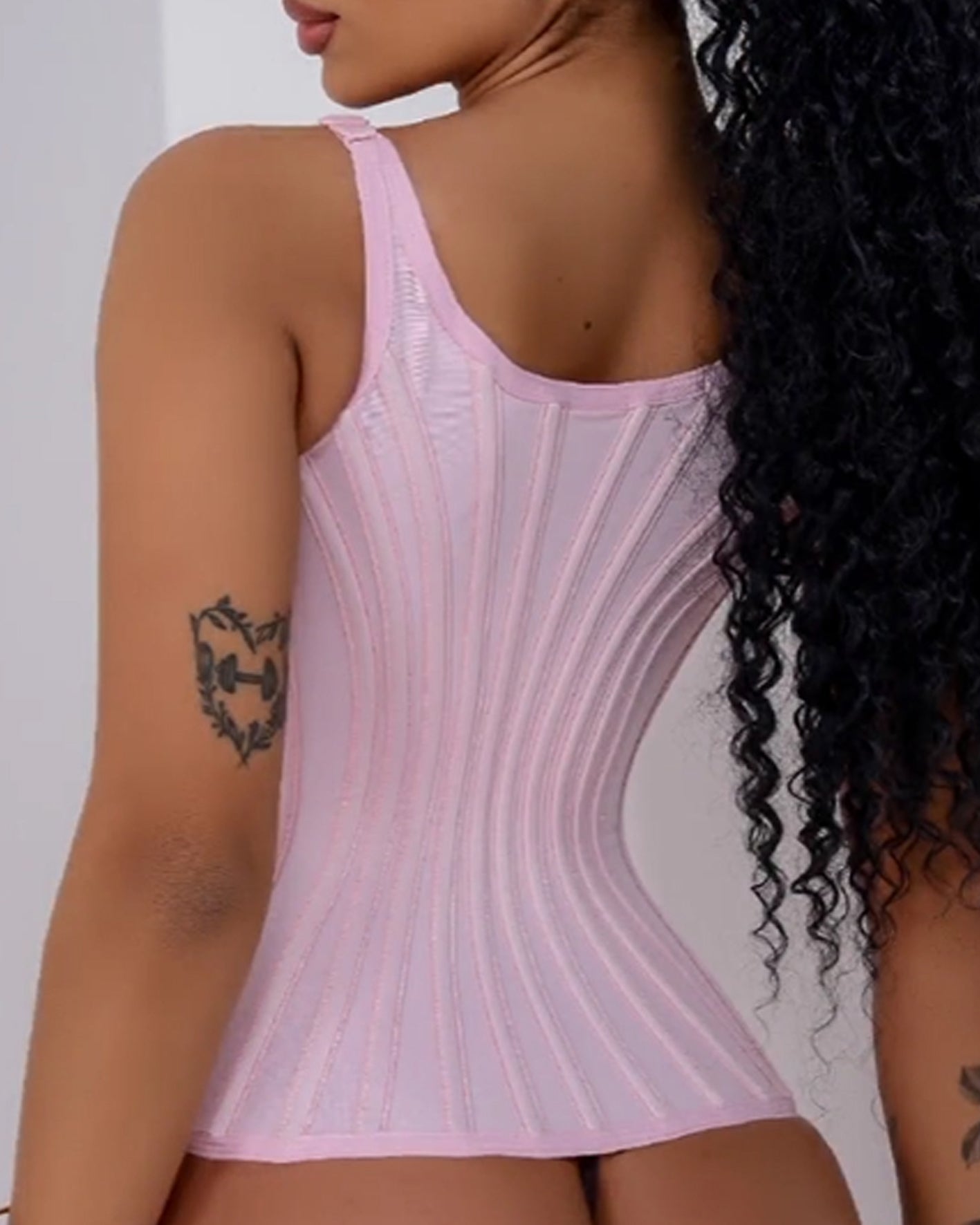 Multi-Colored Lace Shaping Vest
