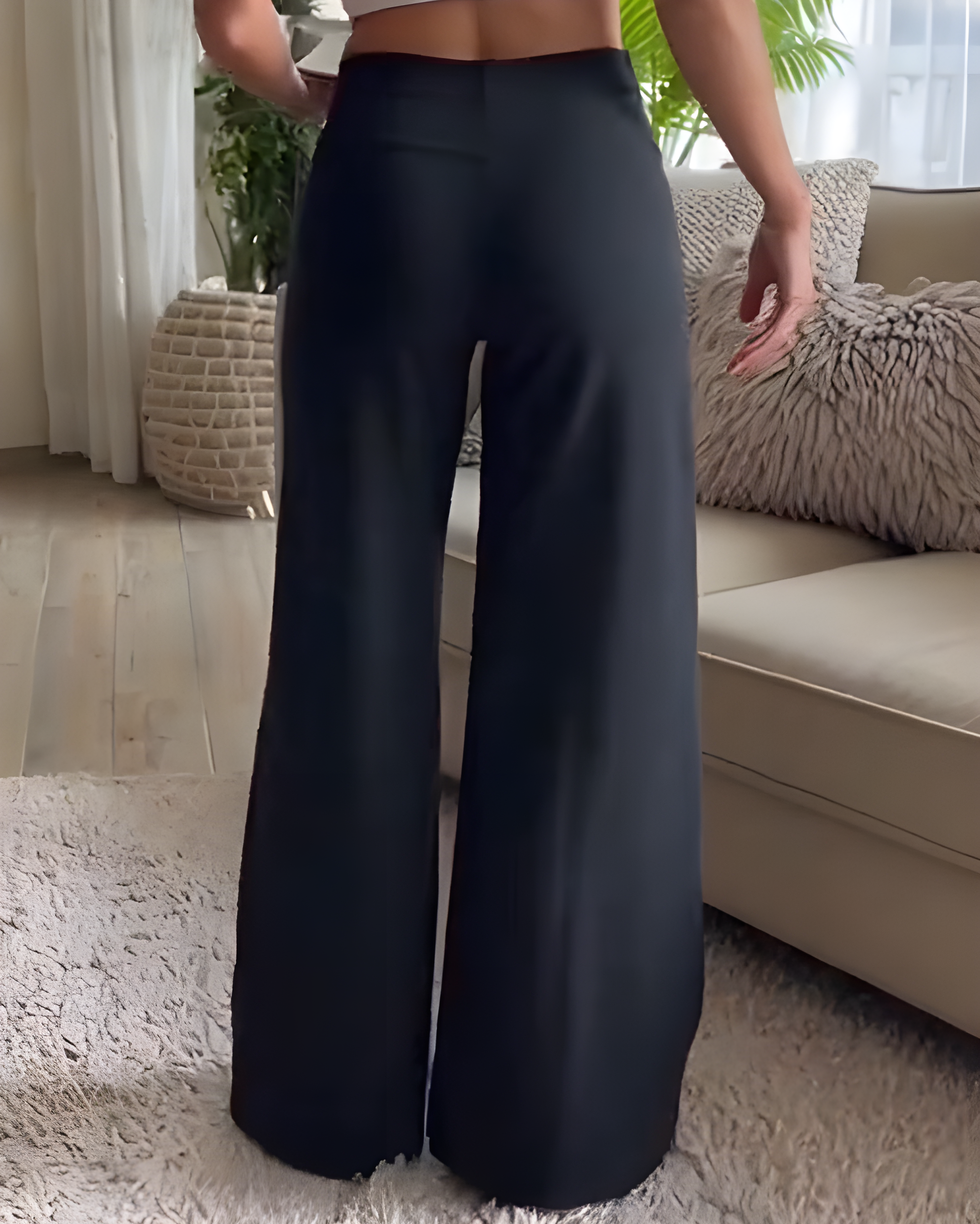 Straight-Leg Loose Casual Pants