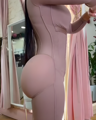 Steel Bone Tummy Control Mid-Length Full Body Shaper