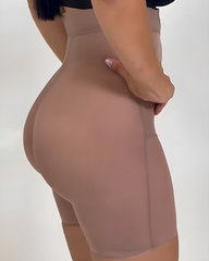 Mesh Butt Enhance Hook Eye Shaping Shorts