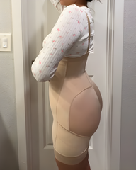 Front Zipper Hip Shaping Body Shaper