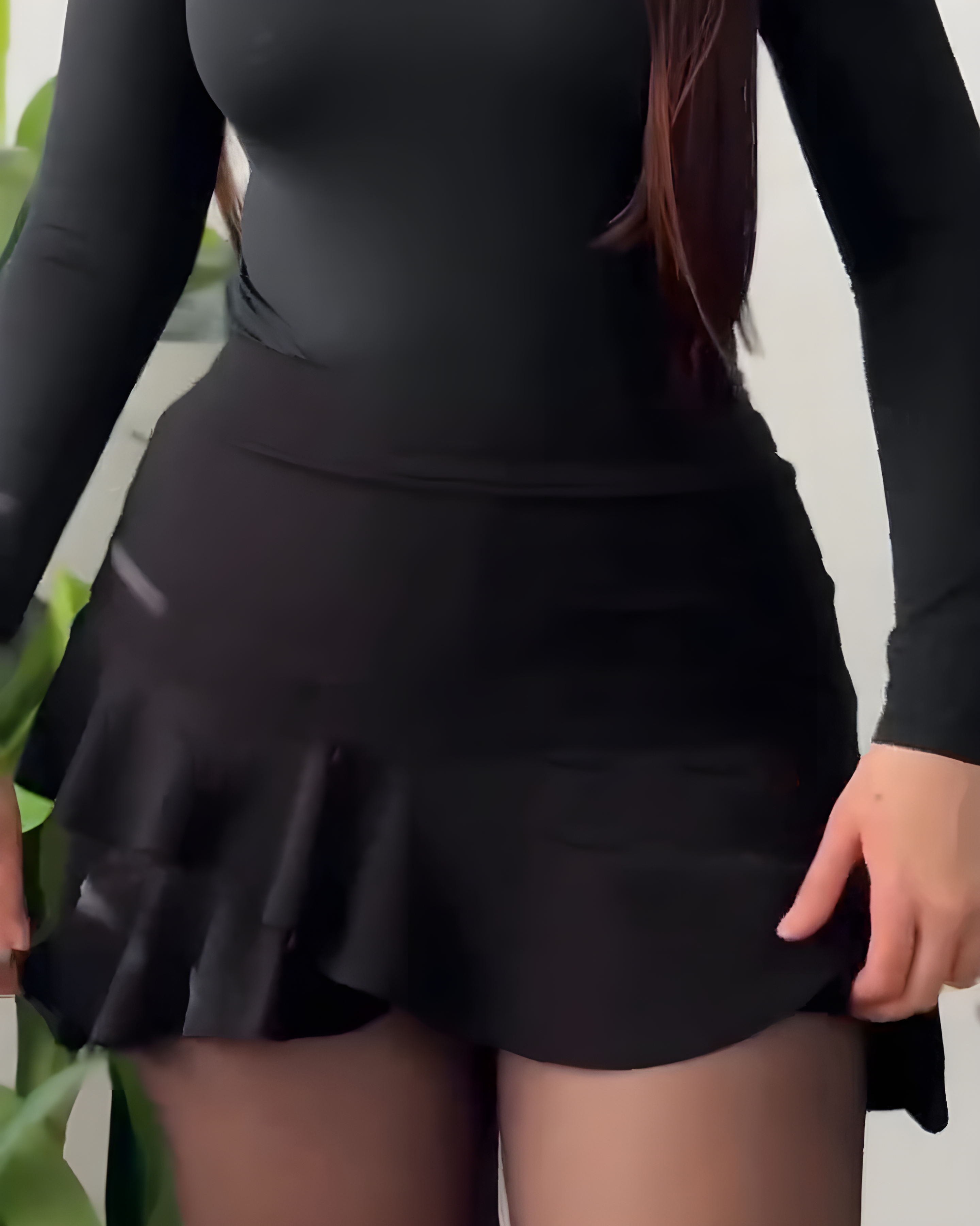 Built-In Shorts Ruffles Skirts