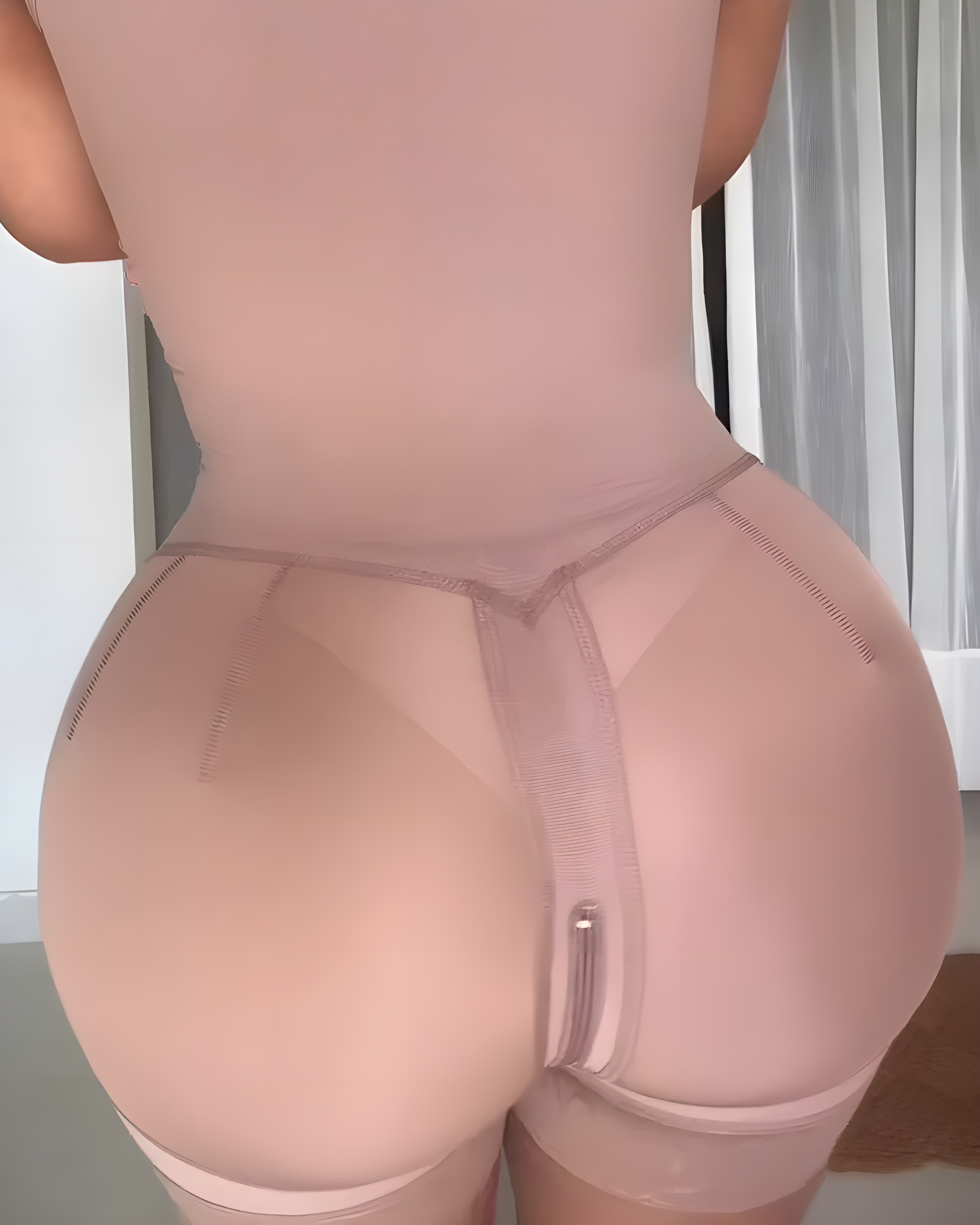 Front Zipper Hip Lift Open Bust Shapewear