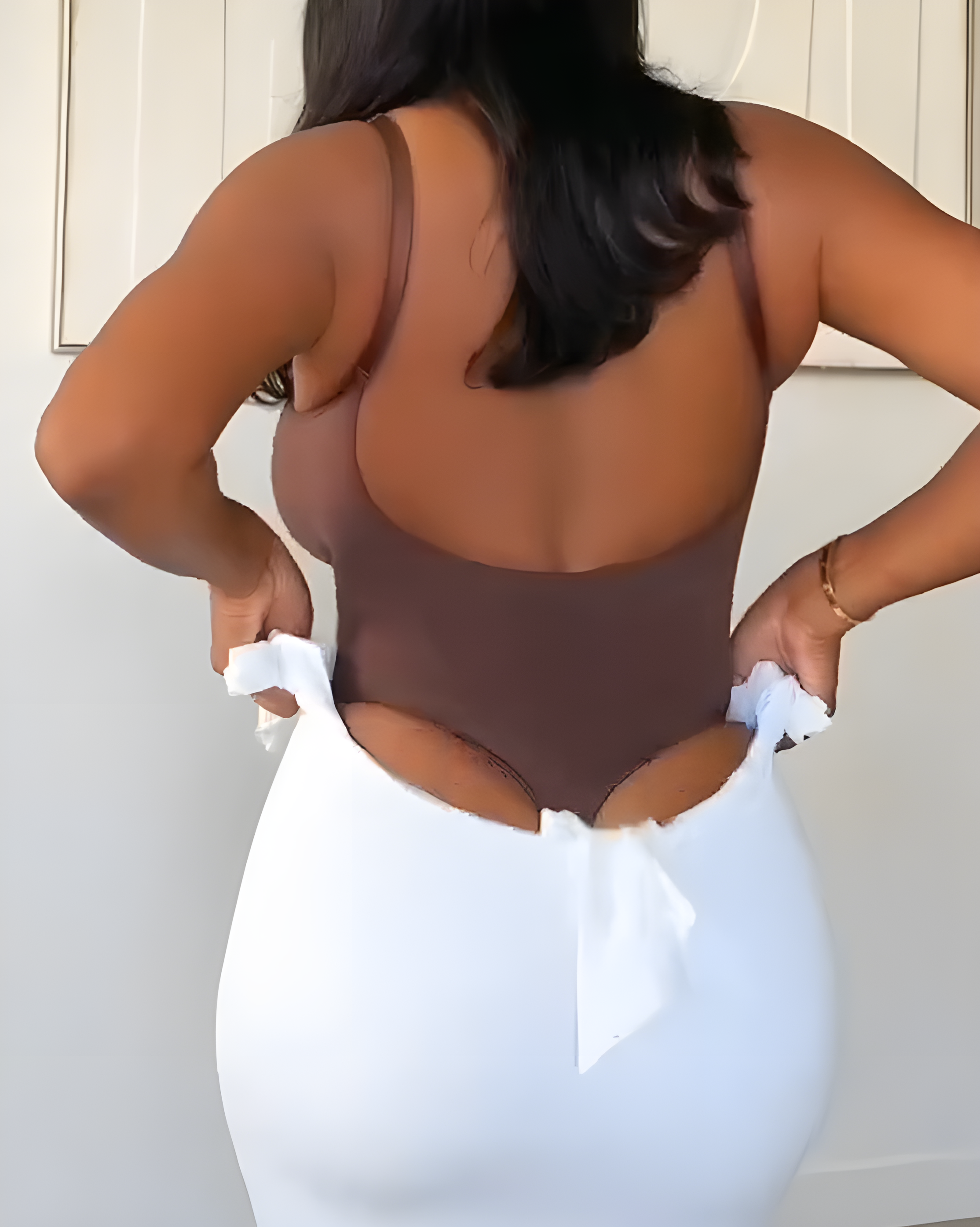 Backless Seamless Shapewear Thong Bodysuit