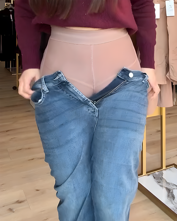 Hip-Lifting Mid-Length Shaping Pants