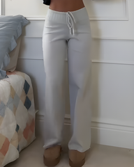 Comfortable Knitted Wide-Leg Pants