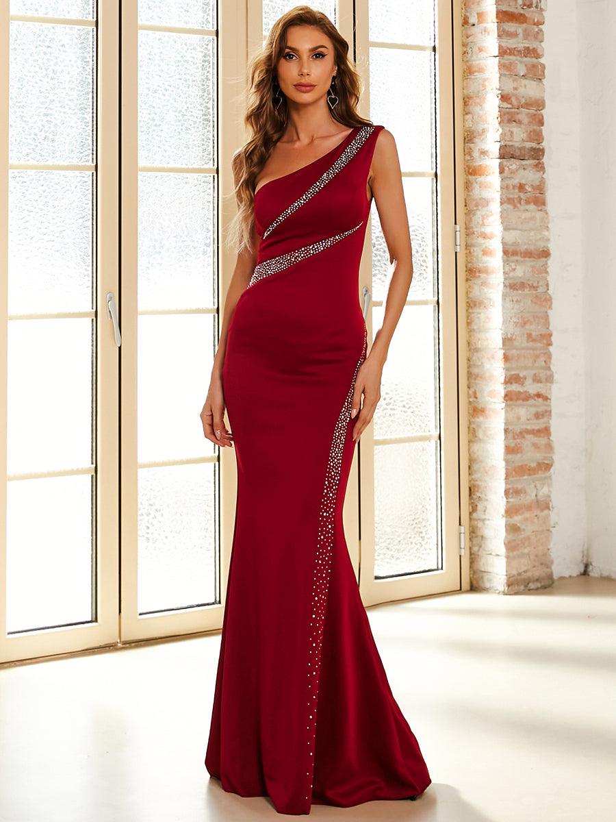 Elegant One-Shoulder