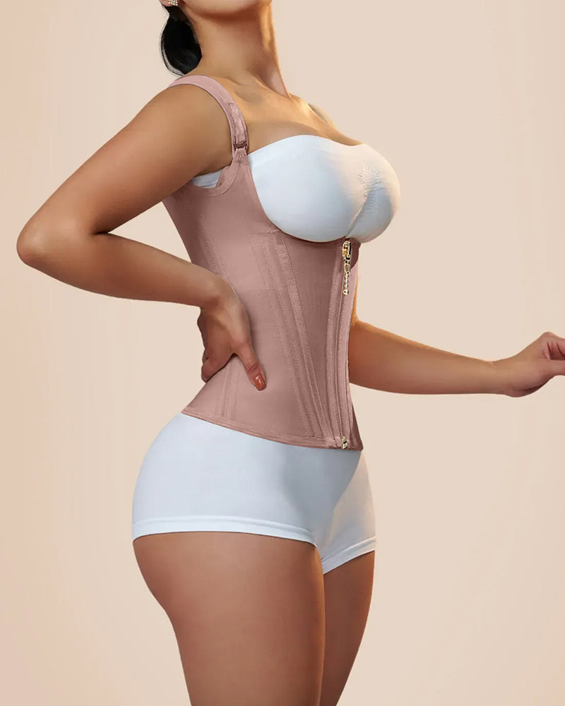 Waist Tummy Trainer Strap Steel Boned