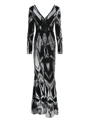 Formal Corset Sequin Dress