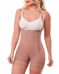 Side Zipper Strapless Slimming Shapewear