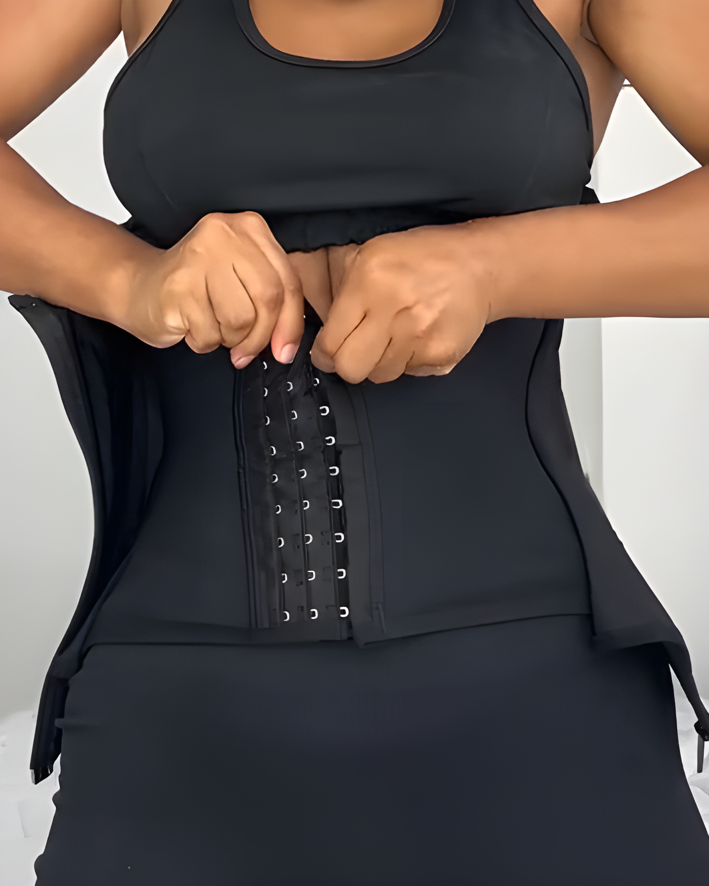 Steel-Boned Abdominal Compressions Hourglass Waist Trainer