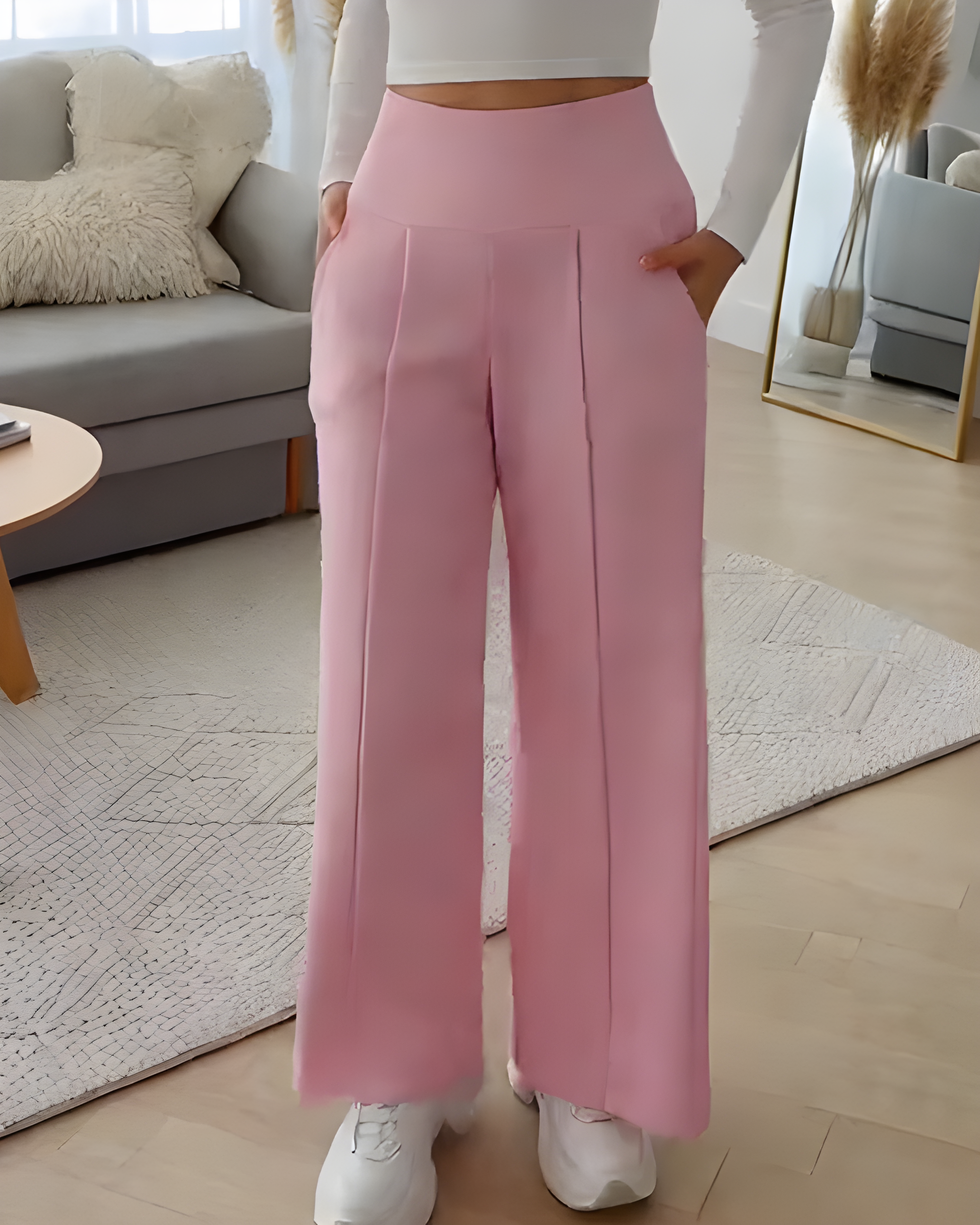 Straight-Leg Loose Casual Pants