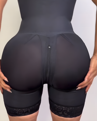 Abdominal Compression Hook-Eye Wide Strap Shapewear
