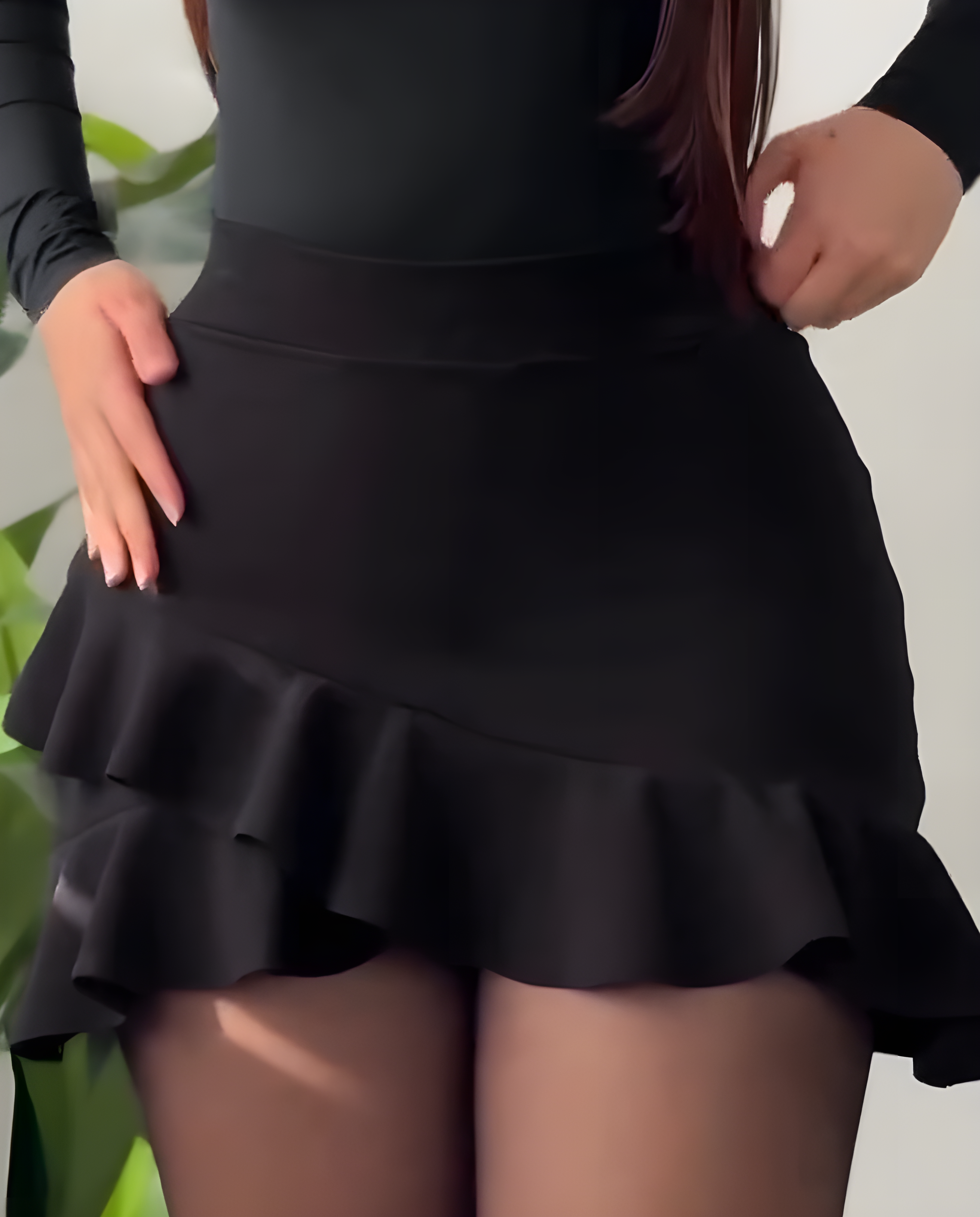 Built-In Shorts Ruffles Skirts