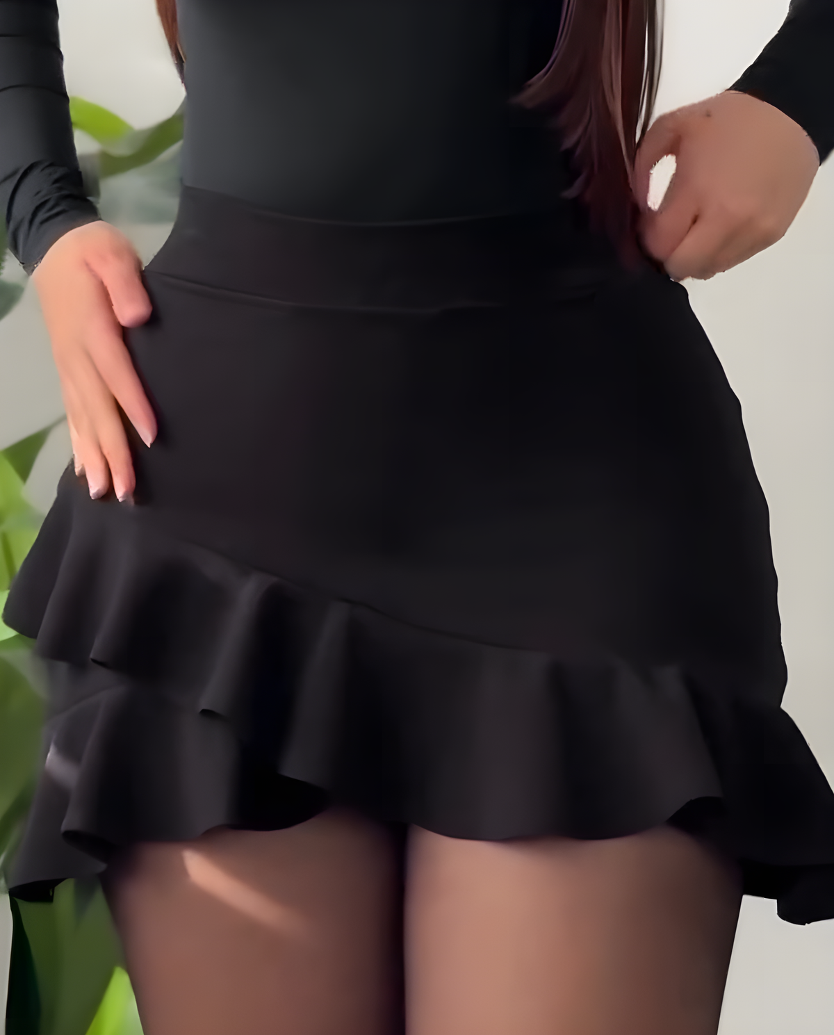 Built-In Shorts Ruffles Skirts