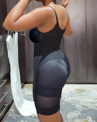 Lace Trim Tummy Sculpting Full Body Shaper