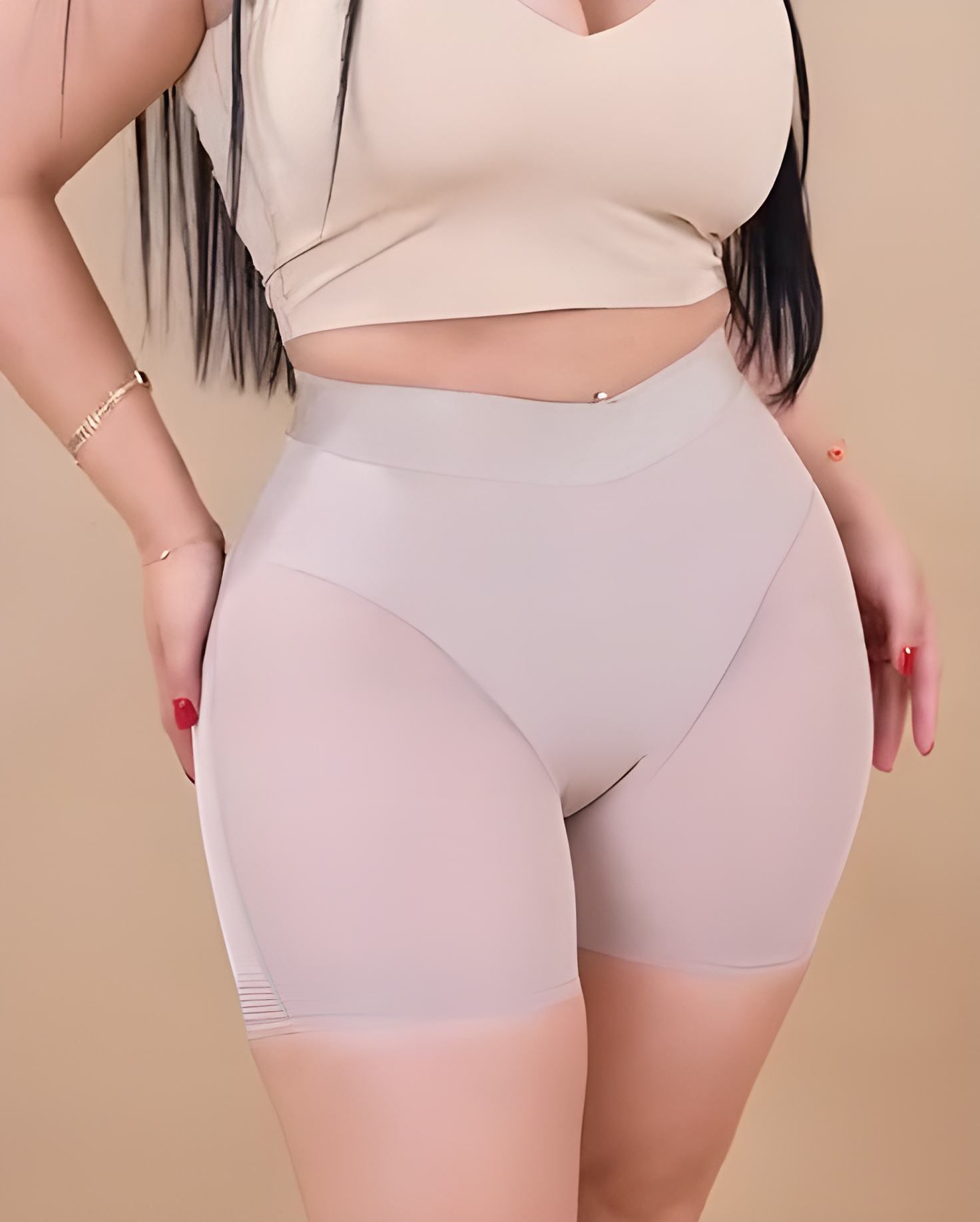 Sheer Mesh High Rise Butt Sculpt Shorts
