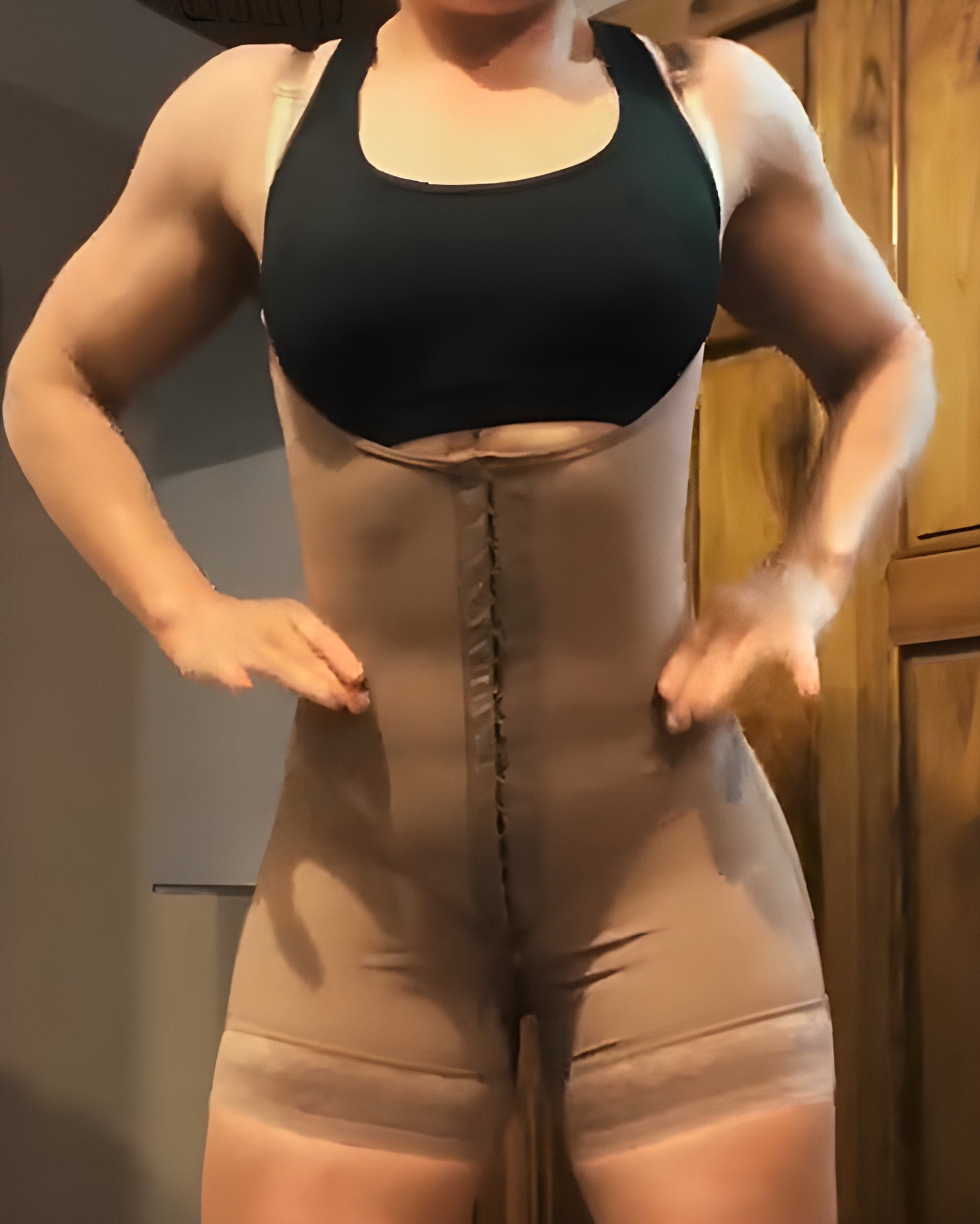 Strong Abdomen Compressions Hook Eye Shapewear