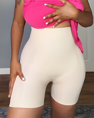 Seamless High-Waisted Tummy-Controlling Shorts