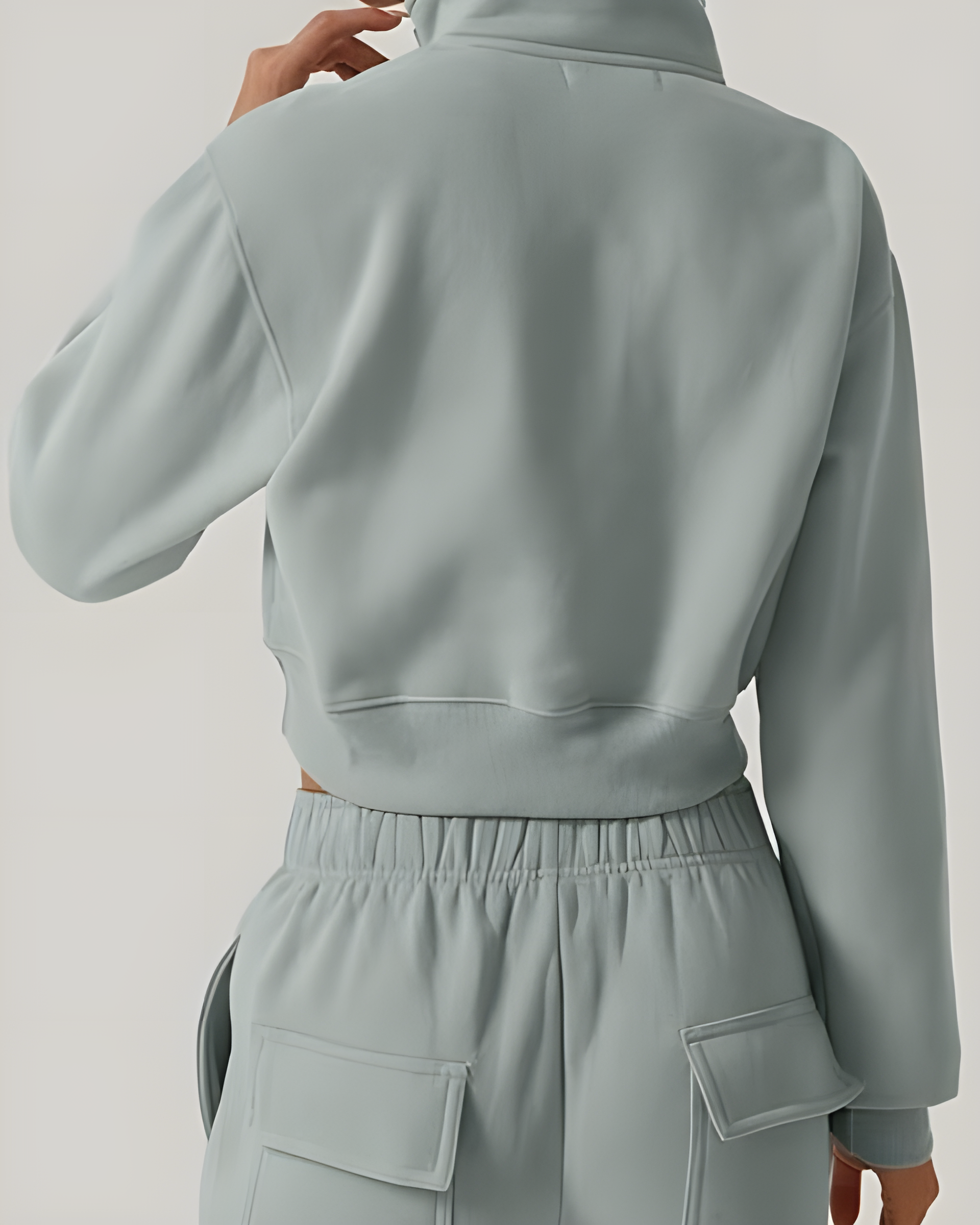 Slim Cargo Style Casual Set