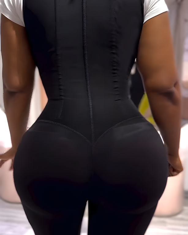 Steel Bone Hourglass Shaping Mid-Length Shapewear