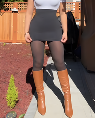 2-In-1 Yoga Skirt Pants