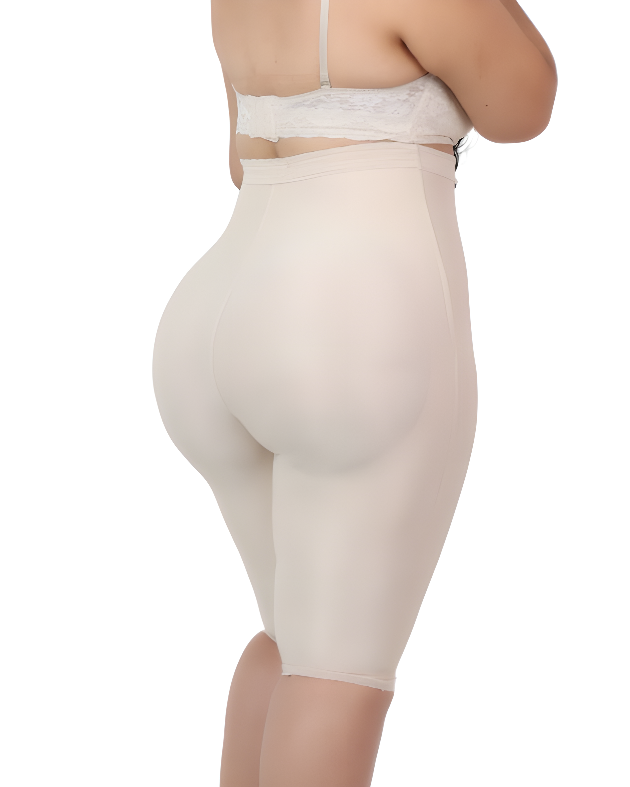 High-Waisted Hip-Lifting Mid-Length Shaper Pants