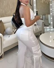 Sleeveless Casual 2-Piece Set