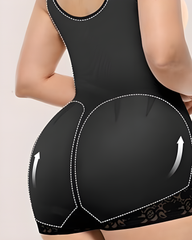 Front Zipper Tummy Shaping Body Shaper