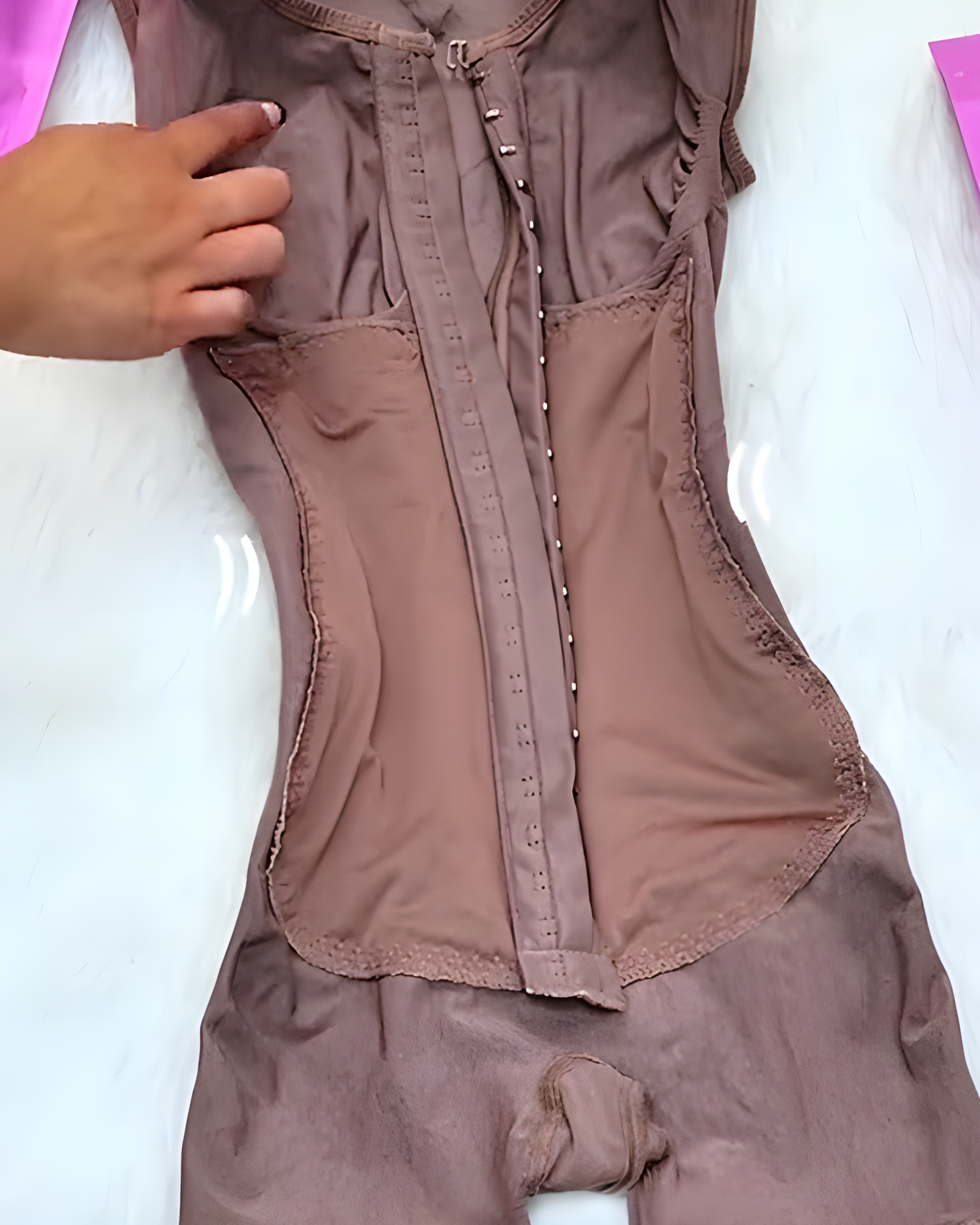 Seamless Front Zipper Sleeveless Body Shaper