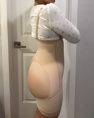 Front Zipper Hip Shaping Body Shaper