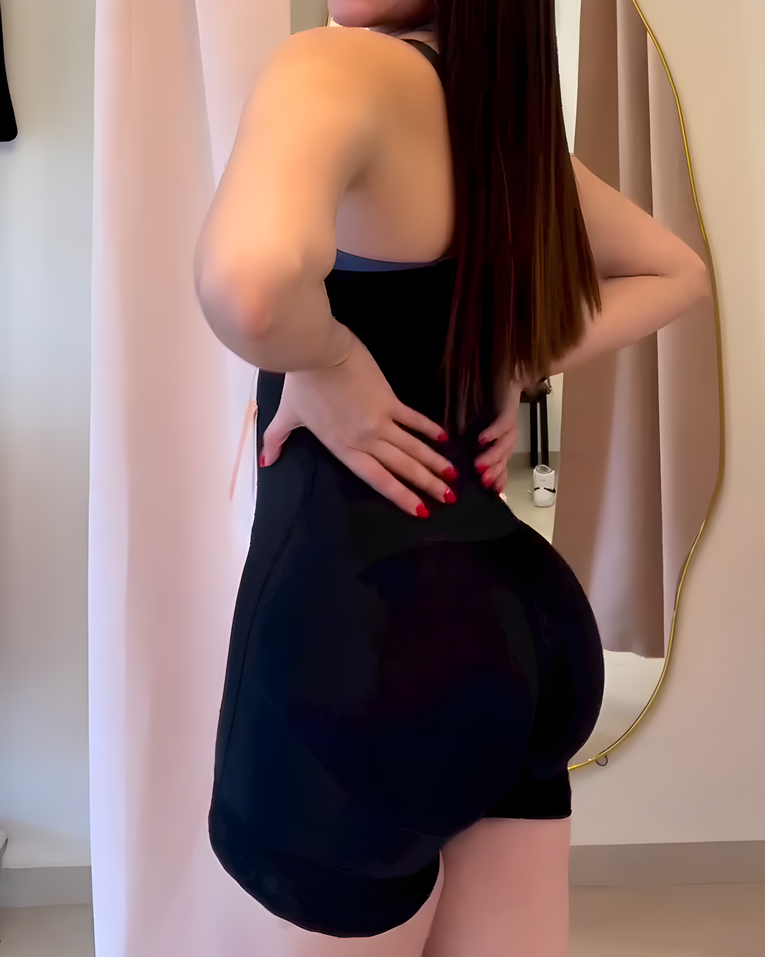 Lace-Trims Open-Chest Hip-Lifting Shapewear