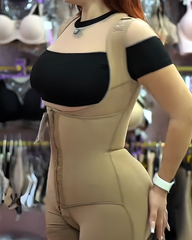 Double-Layer Tummy-Shaping Sleeveless Body Shaper