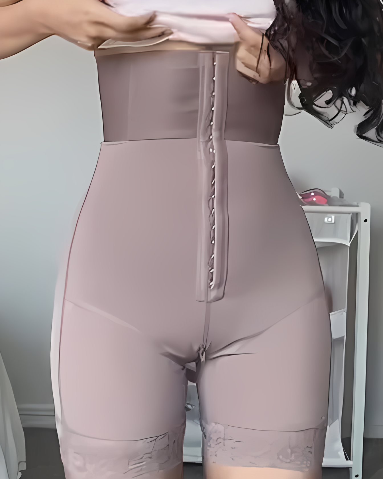 High-Waist Tummy Controlling Shorts